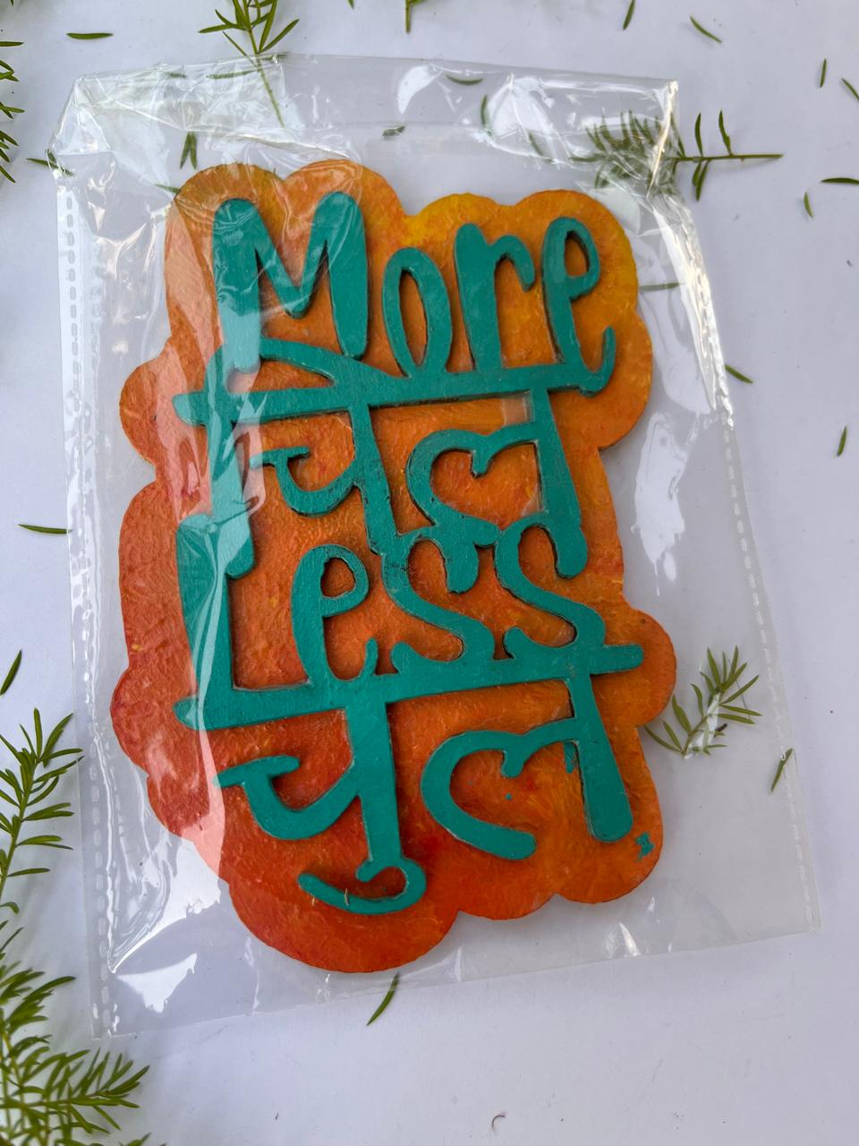 Chillax Hand-Painted Wooden Magnet